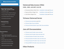 Tablet Screenshot of docs.openlinksw.com